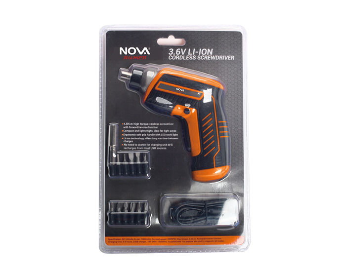 4V Cordless Screwdriver